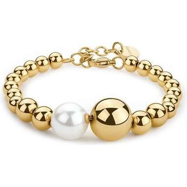 Brosway, Armschmuck, - Women's ball bracelet with artificial pearl Perfect BPC12