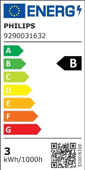 Energie-Label Philips Spot (GU10, 2.40 W, 380 lm, 1 x, B)