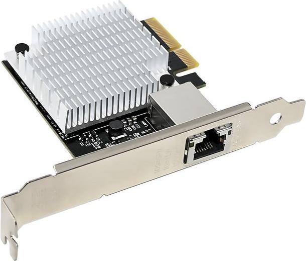 Allnet PCIe 10G X4 10G/5G/2,5G/1GBit Single Port PCIe LAN Card - Copper RJ45 "NbaseT" ALL0138v4-1-10 (Mini PCI Express)