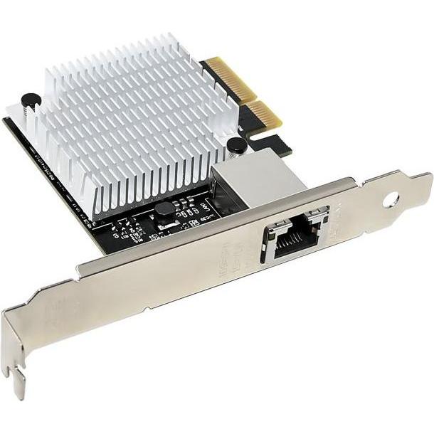 Thumbnail - Allnet PCIe 10G X4 10G/5G/2,5G/1GBit Single Port PCIe LAN Card - Copper RJ45 "NbaseT" ALL0138v4-1-10 (PCIe), Netzwerkkar...