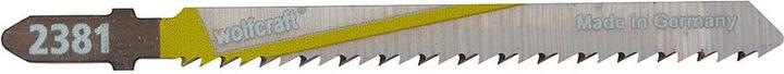 Produktbild wolfcraft 2 Stichsägeblätter HCS L=100mm T-Schaft
