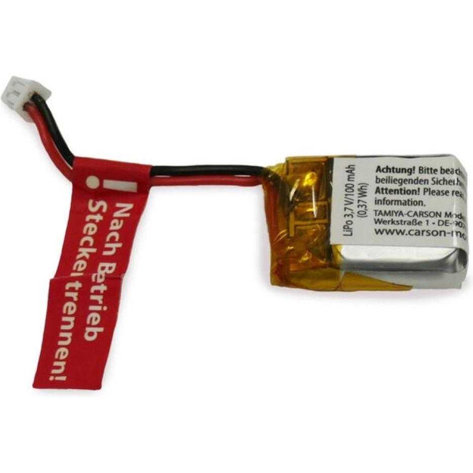 Carson Batteria RC Sport Model (LiIon) 3,7 V 100 mAh Molex Plug (3.70 V, 100 mAh)