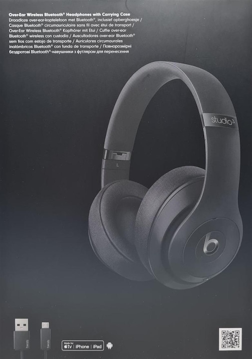 Actual product image Beats Studio3 (ANC, 22 h, Cable, Wireless)