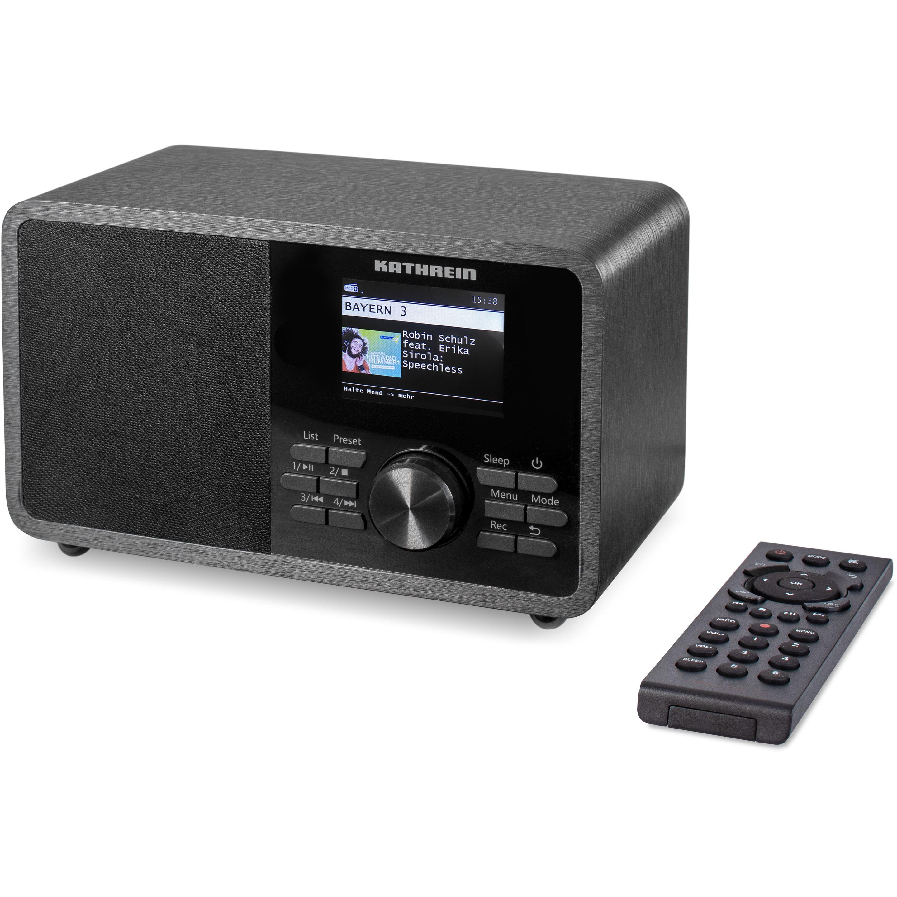 Kathrein DAB+ link M11 (DAB, FM, Web radio, Bluetooth, WiFi), Radio, Nero