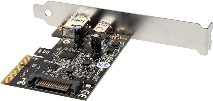 Actual product image Silverstone PCI Express Card SST-ECU03 USB 3.1 (Type A+C)