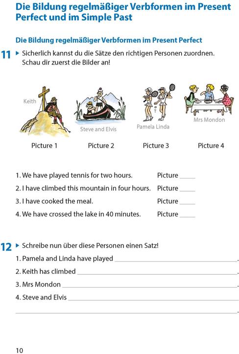 Produktbild Englisch. Simple Past and Present Perfect (Deutsch, Ludwig Waas, Rainer Thiele, 2021)