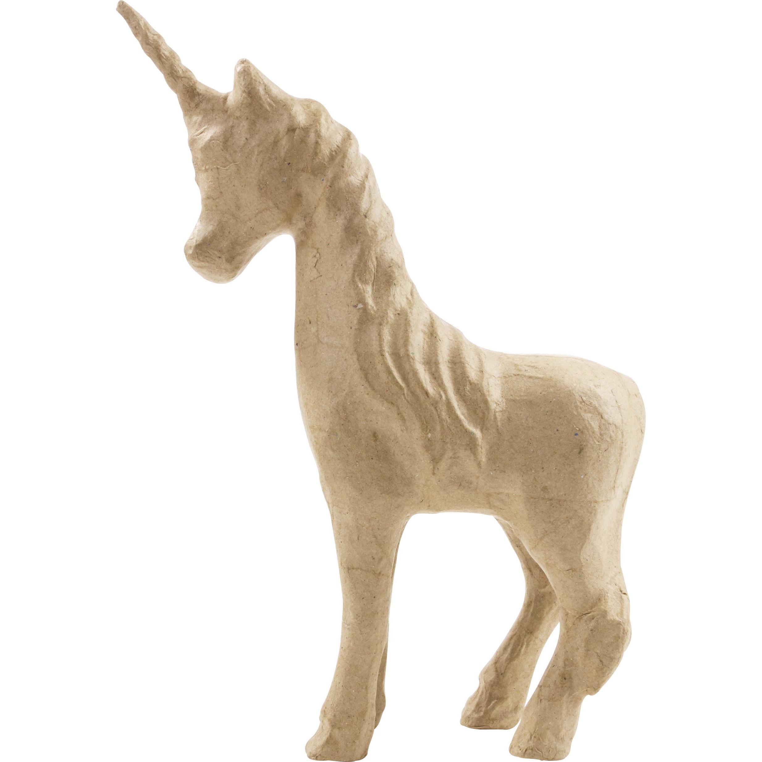 Décopatch Papp-Figuren 16 x 6 x 21 cm Einhorn