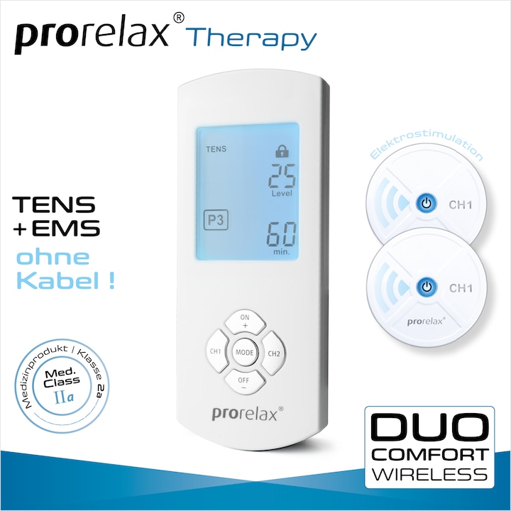 Actual product image Prorelax Tens duoComfort