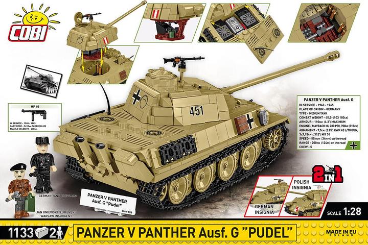 Image du produit Cobi Historische Sammlung Panzer V PANTHER Ausf. G