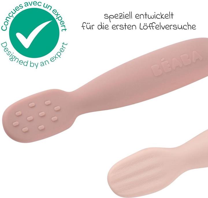 Actual product image Beaba Lernlöffelset (2 Stk.) rosa/altrosa