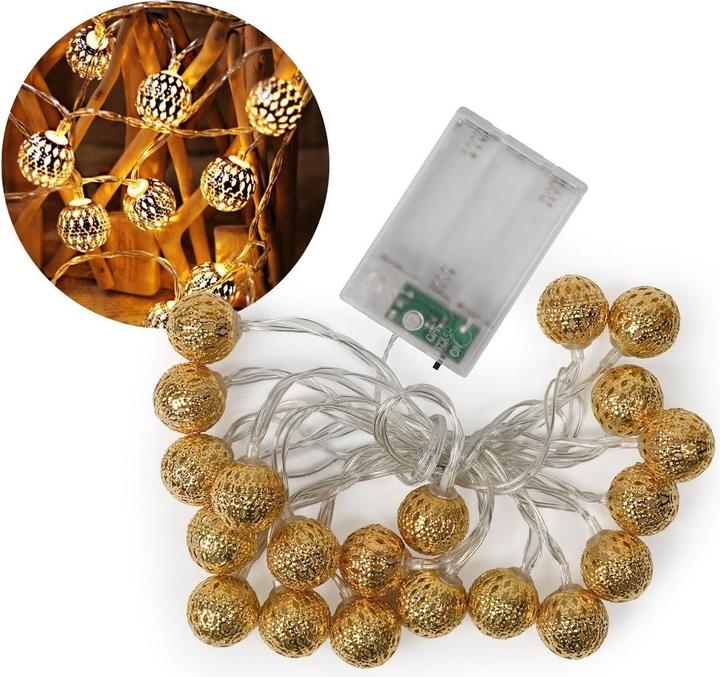 Produktbild Hermex Marokkanische LED Lichterkette 3m Beleuchtung Orientalische Deko (3 m)