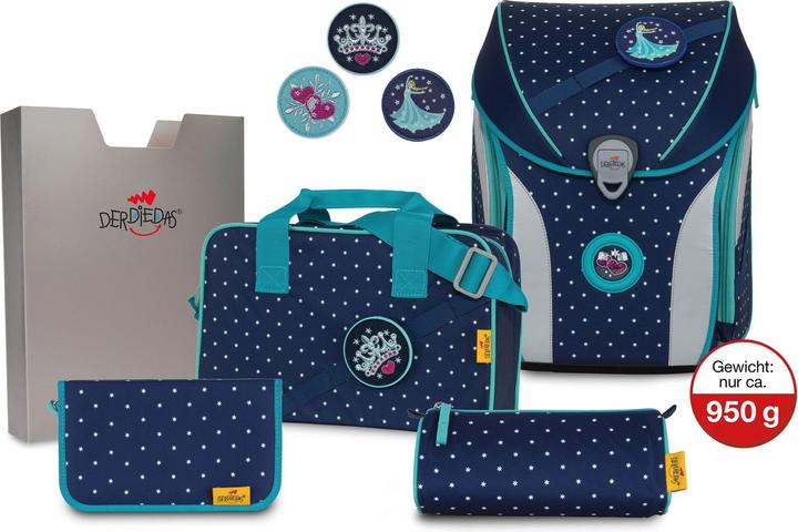 Image du produit Derdiedas ErgoFlex Max Set sac à dos scolaire Star Princess (22 l)