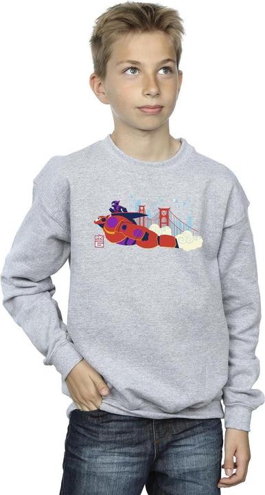Produktbild Disney Big Hero 6 Baymax Hiro Bridge Sweatshirt Jungen (152, 158)