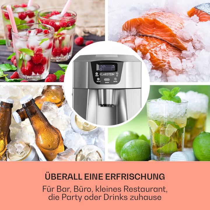 Actual product image Klarstein Ice cube machine