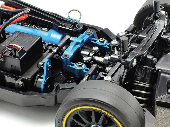 Productafbeelding Tamiya TT-02 Gelegerde stuurset met HT Servo Saver