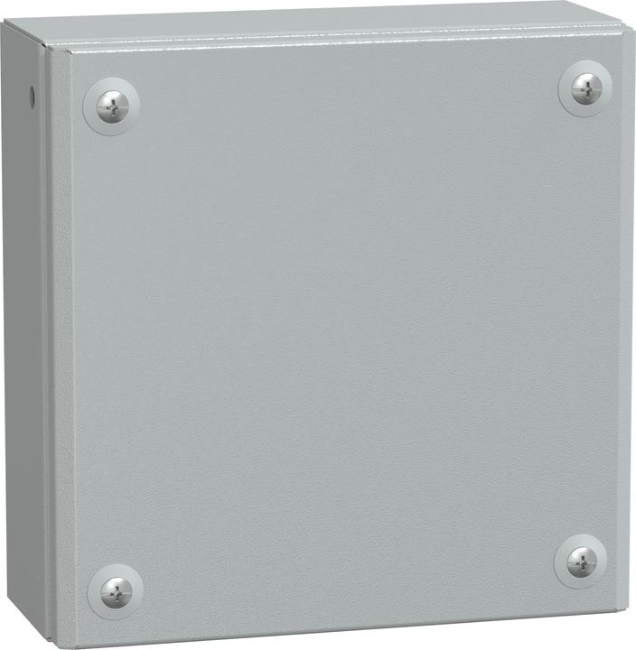 Image du produit Schneider Electric IP66 Mild Steel enclosure 200x200x80mm (20 cm, 20 cm)