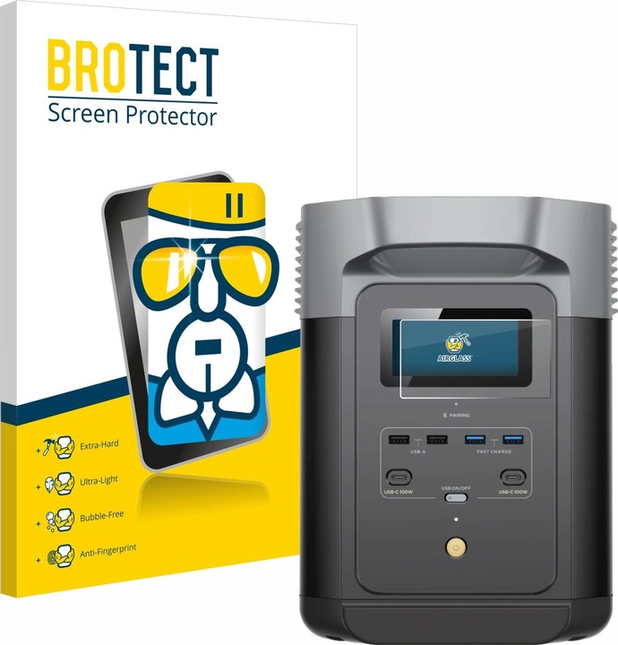 Actual product image BROTECT AirGlass bulletproof glass film