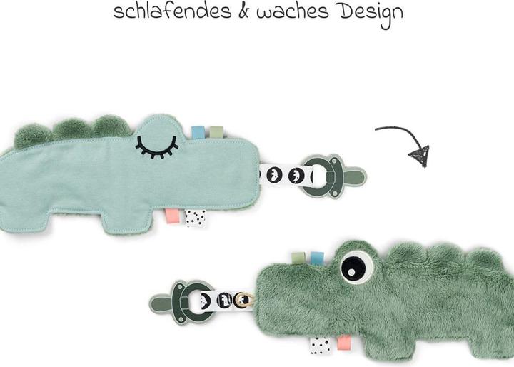 Produktbild Done by Deer Schmusetücher Schmusetuch mit Schnullerhalter - Croco -