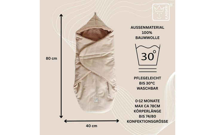 Immagine prodotto Kaiser CALLIE CORD Einschlagdecke (80 x 40 cm)