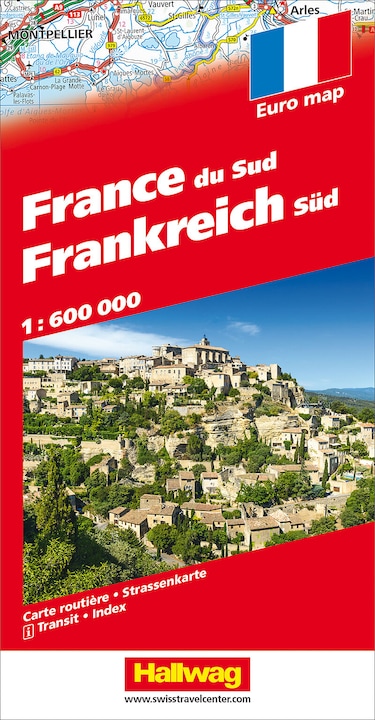 Actual product image France South Road Map 1:600 000