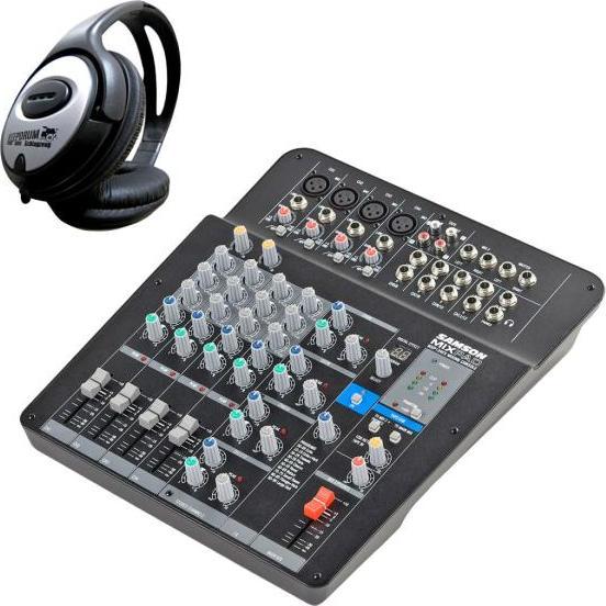 Samson Mixpad MXP124FX USB Mischpult mit Kopfhörer (Studio- und Livemixer), Mischpult