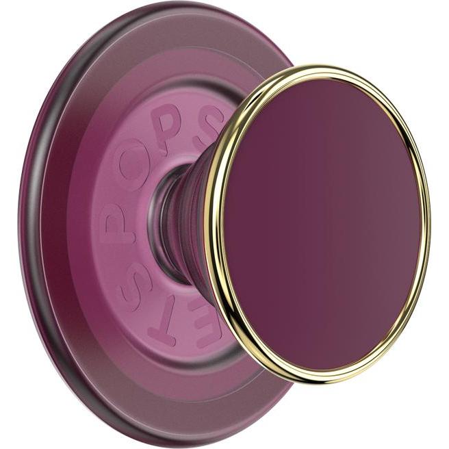PopSockets : PopGrip Round für MagSafe - Inklusive Adapterring für MagSafe - Ausziehbarer Sockel und, Smartphone Halteru...