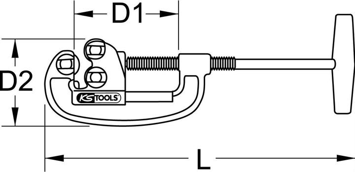 Actual product image KS Tools 110.1000 (378 mm)