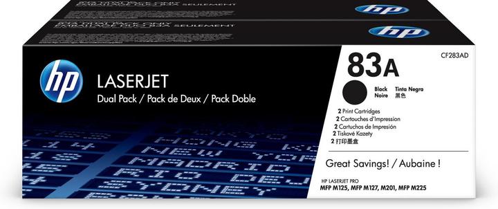 Actual product image HP Toner/83A 2Pck (B)