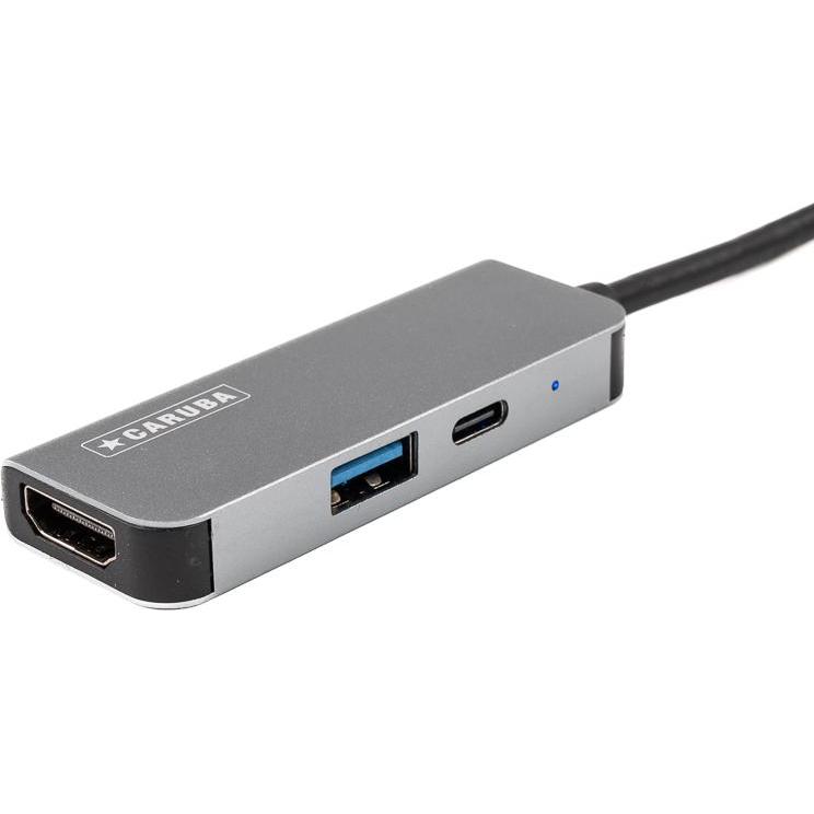 Thumbnail - Caruba 3 in 1 USB C Hub (USB-C), Dockingstation + USB Hub
