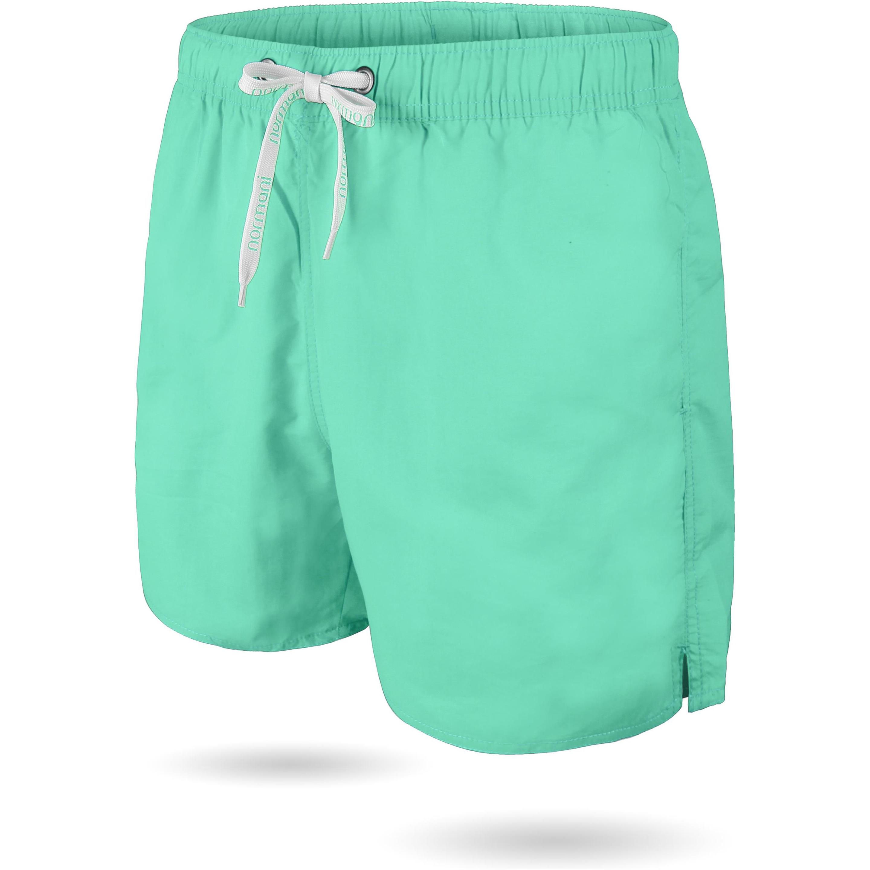 Normani, Herren, Badehose, Badeshorts Coastline, Türkis, (M)