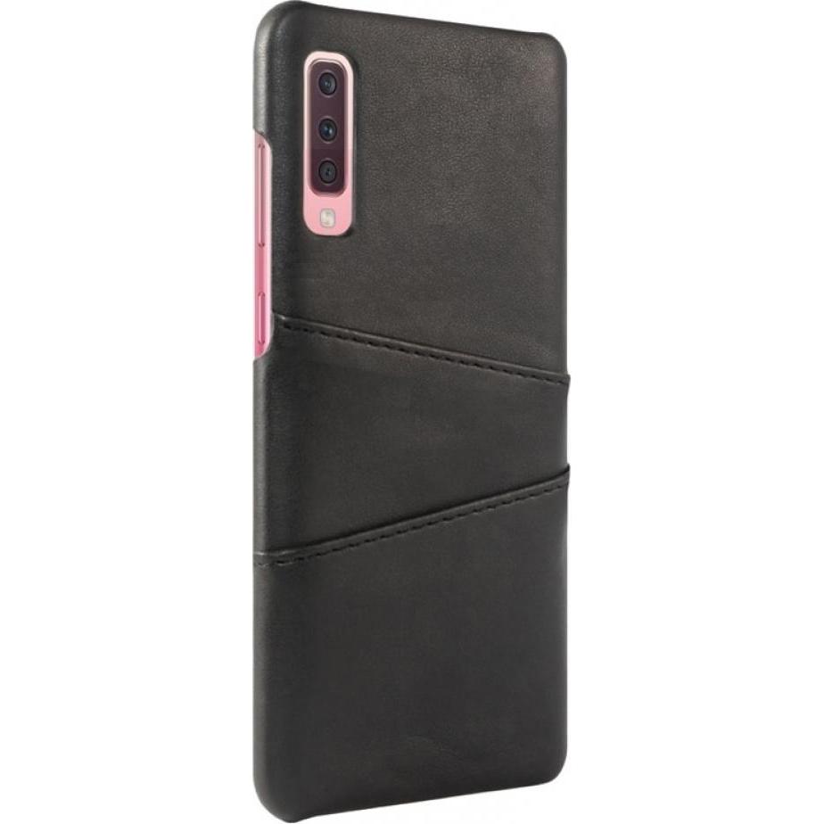 Thumbnail - Screenguard Samsung Galaxy A7 2018 CardCaddy Leder Backcase mit Kartenfächern (Samsung Galaxy A7 (2018)), Smartphone Hül...