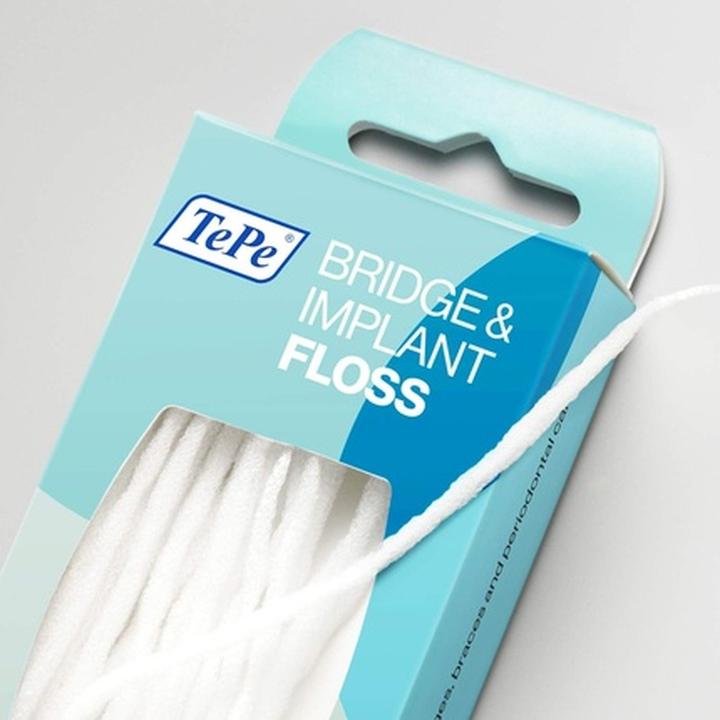 Actual product image TePe Bridge & Implant Floss