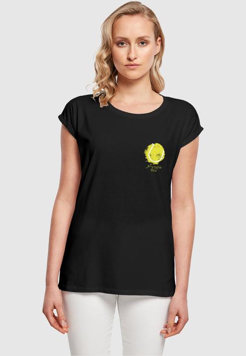 Produktbild Merchcode Ladies Its Tennis Time Extended Shoulder Tee - 116489 (S)