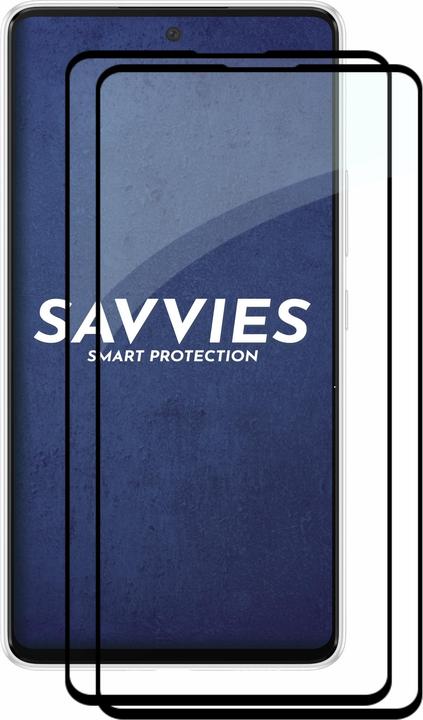 Actual product image Savvies Full-screen armoured glass screen protector (2 Piece, Samsung Galaxy A53 5G)