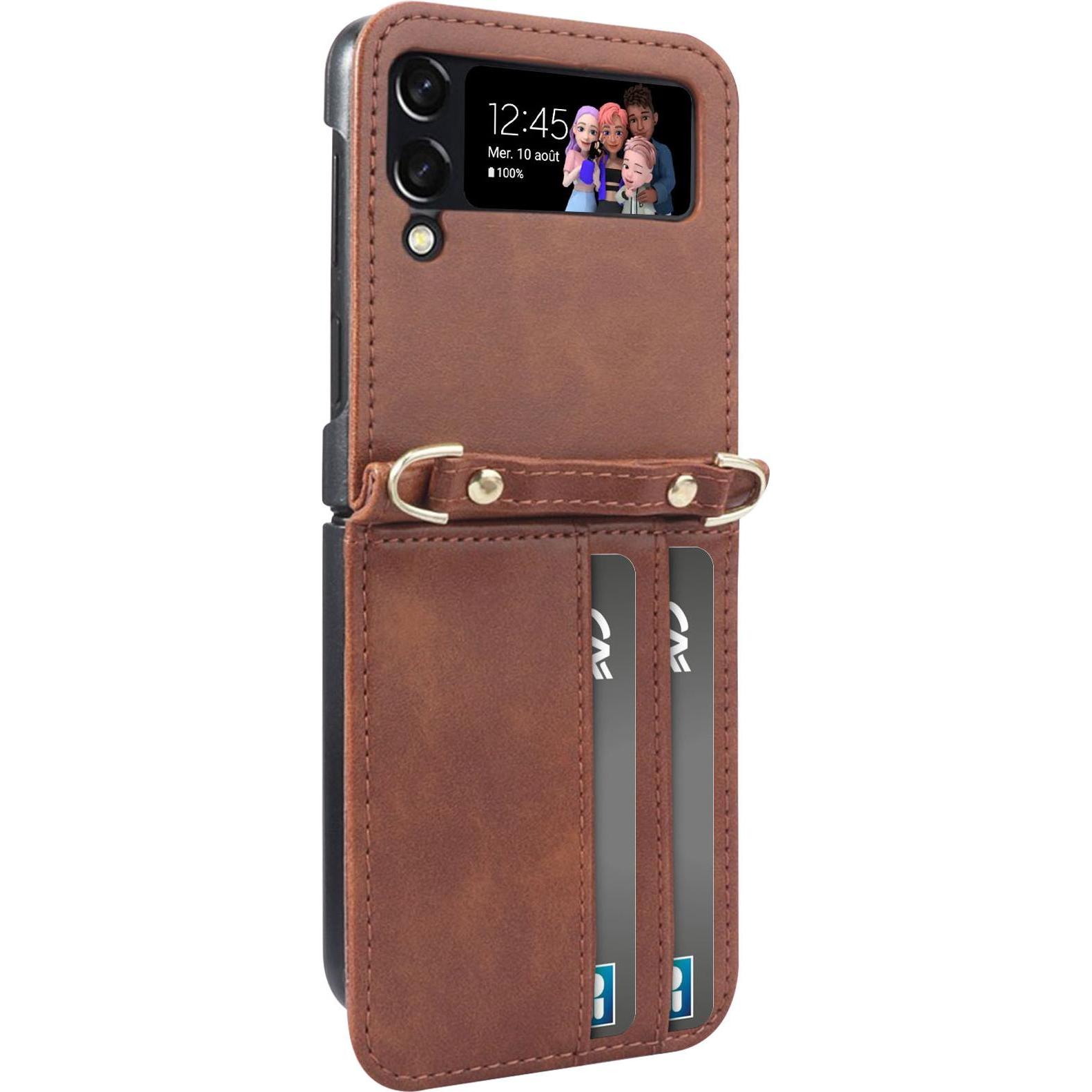 Thumbnail - Avizar Versatile Case Series (Samsung Galaxy Z Flip4), Smartphone Hülle, Braun