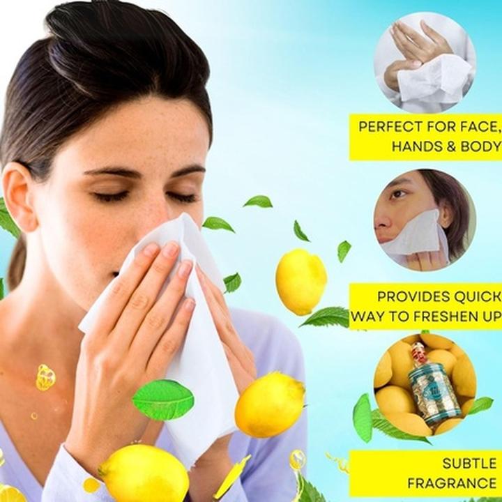 Actual product image Tabac Real cologne (Facial cleansing wipes)