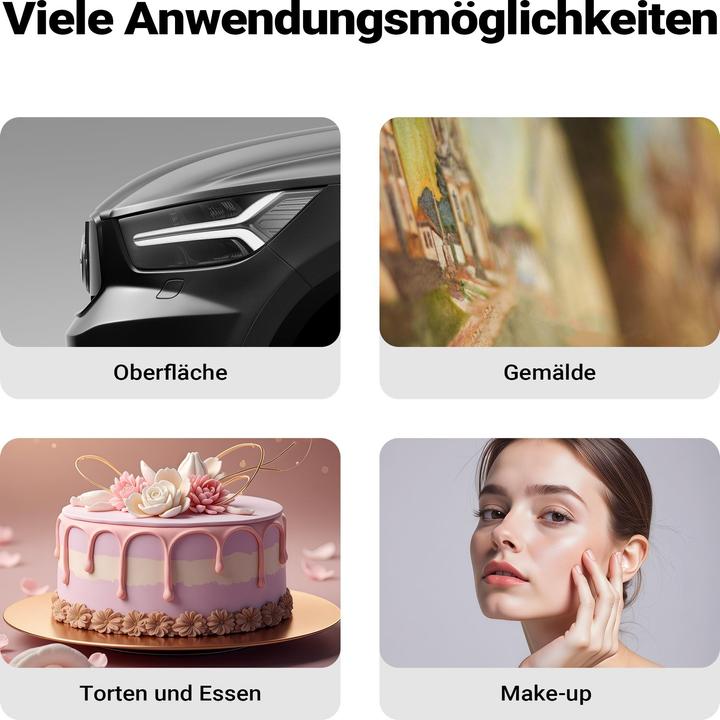 Produktbild Wiltec Airbrush Pistole HS-30-1 Air Brush Designs 0,3mm Düse Flüssigkeitsbecher