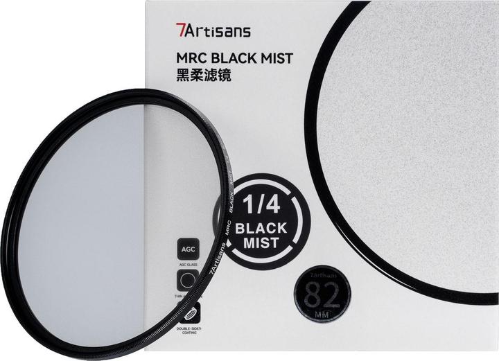 Produktbild 7artisans Objektivfilter 1/4 Black Mist – 72 mm (72 mm, Black Mist Filter, 72 mm)