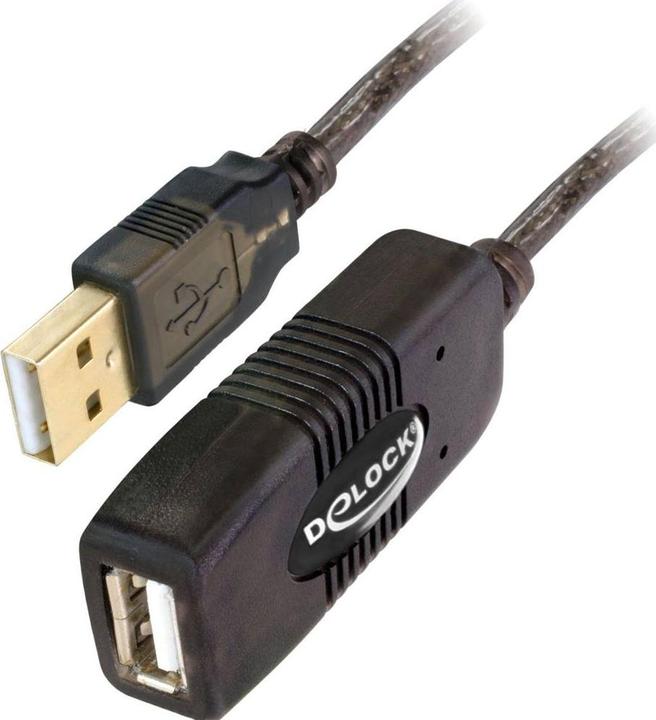 Actual product image Delock USB 2.0 active extension cable (15 m, USB 2.0)