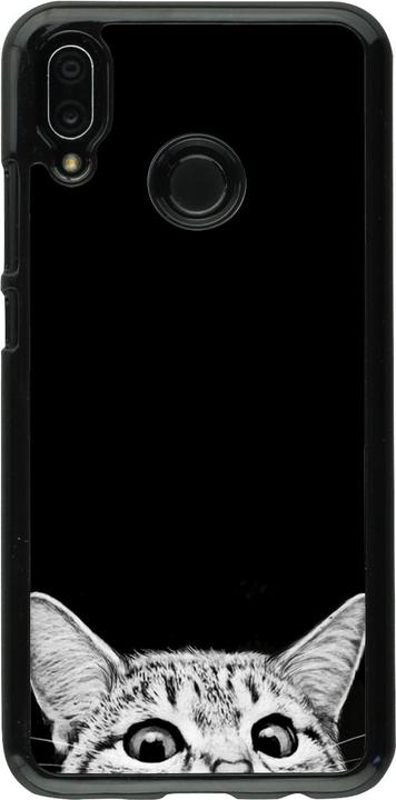 Produktbild PhoneLook Hülle Cat Looking Up Black (Huawei P20 Lite)