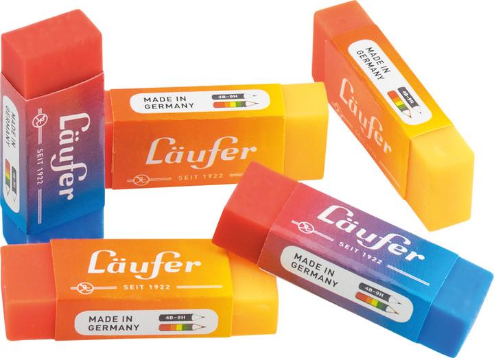 Actual product image Läufer Eraser Plast Color 2 pieces
