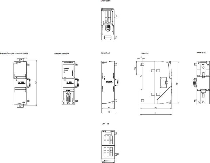 Produktbild Siemens KOMMUNIKATIONSMODUL, S7-1200, CM 1242-5