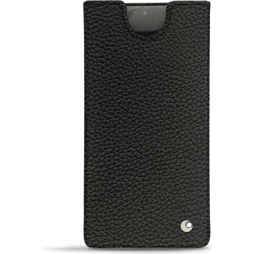 Noreve Lederschutzhülle (Samsung Galaxy Note 10), Smartphone Hülle, Schwarz