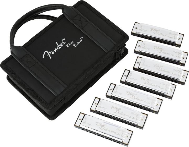 Produktbild Fender Blues Deluxe Harmonicas 7-pack (Mundharmonika, Diatonisch)