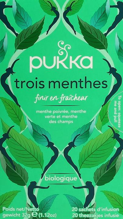 Actual product image Pukka Three Mint Organic (32 g)
