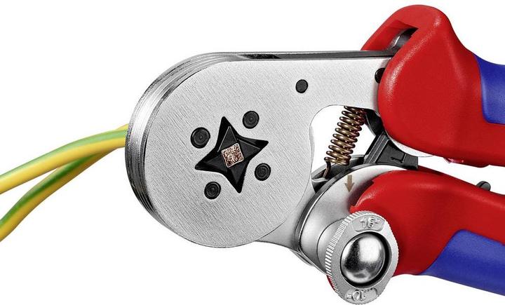 Productafbeelding Knipex Zelfinstellende krimptang voor adereindhulzen met zijaansluiting 97 55 04 (175 mm)