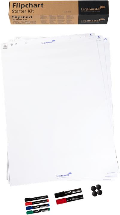 Image du produit Legamaster Flipchart-Marker Zubehörset, 20 Blatt Blanco, 3 Stück (14x)