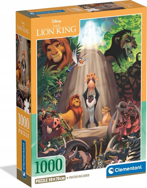 Immagine prodotto Clementoni The Lion King Compact (1000 pezzi)