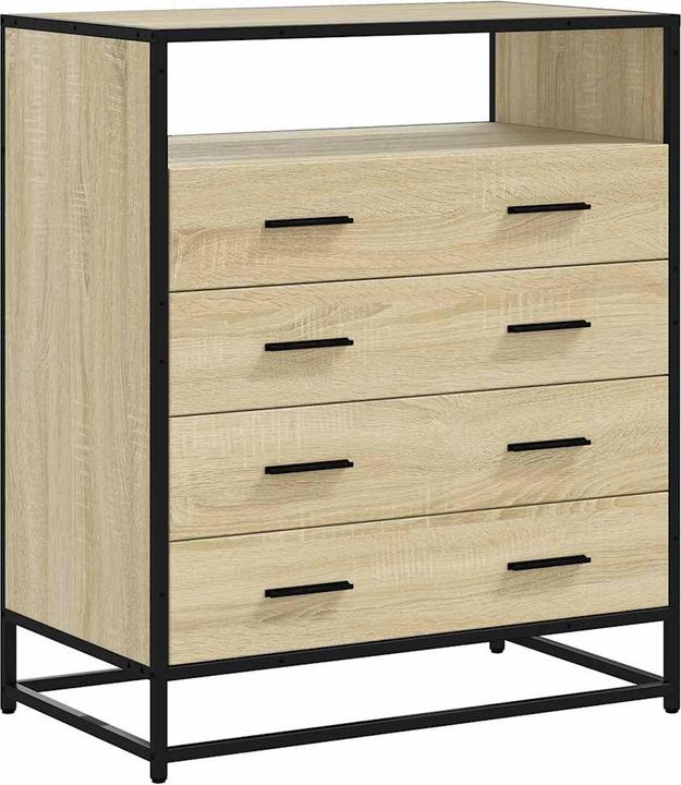Actual product image VidaXL Sonoma oak drawer unit 70x41x83.5 cm wood-based material