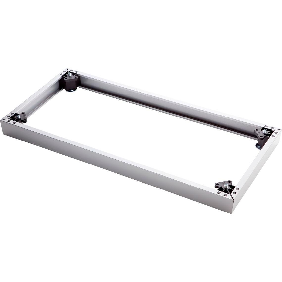 Hammerbacher, Zubehör Büromöbel, Stahlsockel 100cm, Alugrau